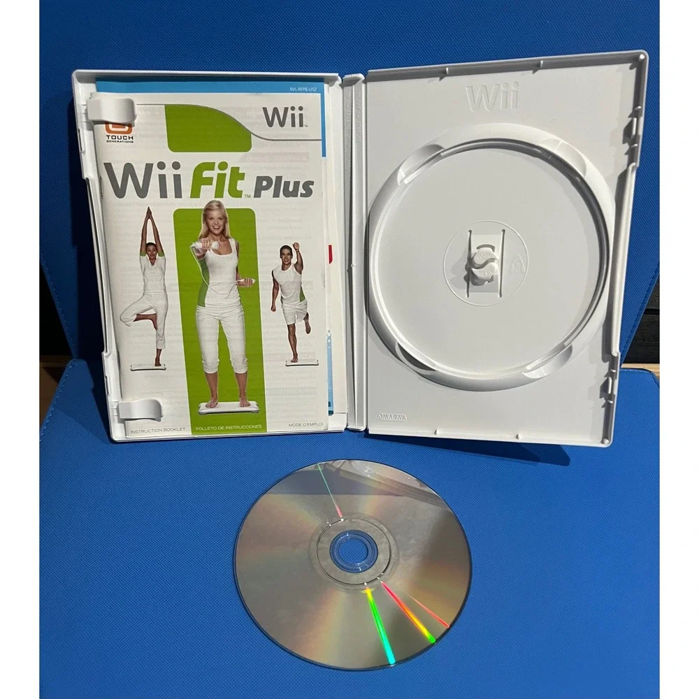 Nintendo Wii Fit Plus Game Disc with Case and Manual RVL-RFPE-USA